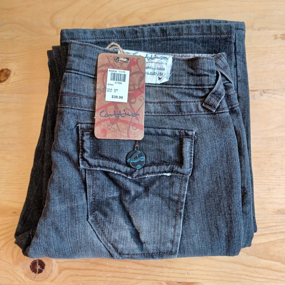 NEW WITH TAGS! Cattiva Denim Black Jeans - Size 27 - Women's  (4253)